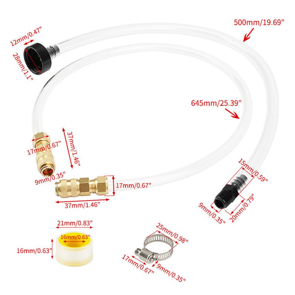 Gear Oil Transfer Pump Oil System Pump Extractor Kit Ship Steering Systems Kit for Transmission Boat Marine Automotive Car
