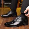 Oxford Shoes Luxury Formal Shoes for Men Handcrafted Carving Brogue Shoes Luxury Man Wedding Shoe Business Office Leather Oxford