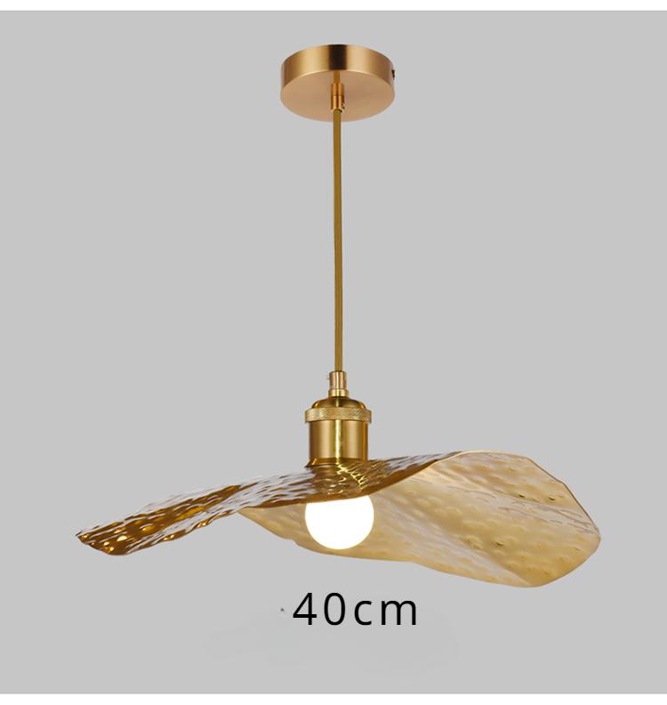 18.2 Inchs Copper Pendant Light Luxury Hanging Lamp for Dining Room Shop Bar Decoration Lighting MJ1116