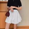 Women's High Waist Elastic Shorts - Autumn A-Line Bubble Bloomers