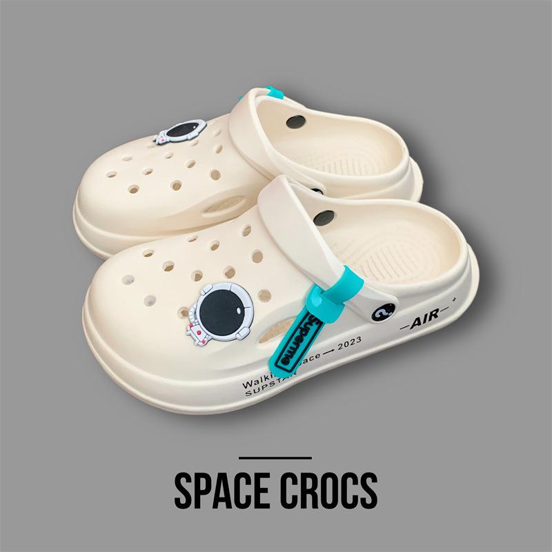 Hole Shoes Children's Slippers Summer Boys and Girls Babies Children Wear Thick-soled Non-slip Children's Bag Head Sandals