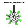 Squeaky Soccer Ball Dog Toy for Training: Self-Play Chew-Resistant Ball for Fetch, Interactive Fun and Teething Relief