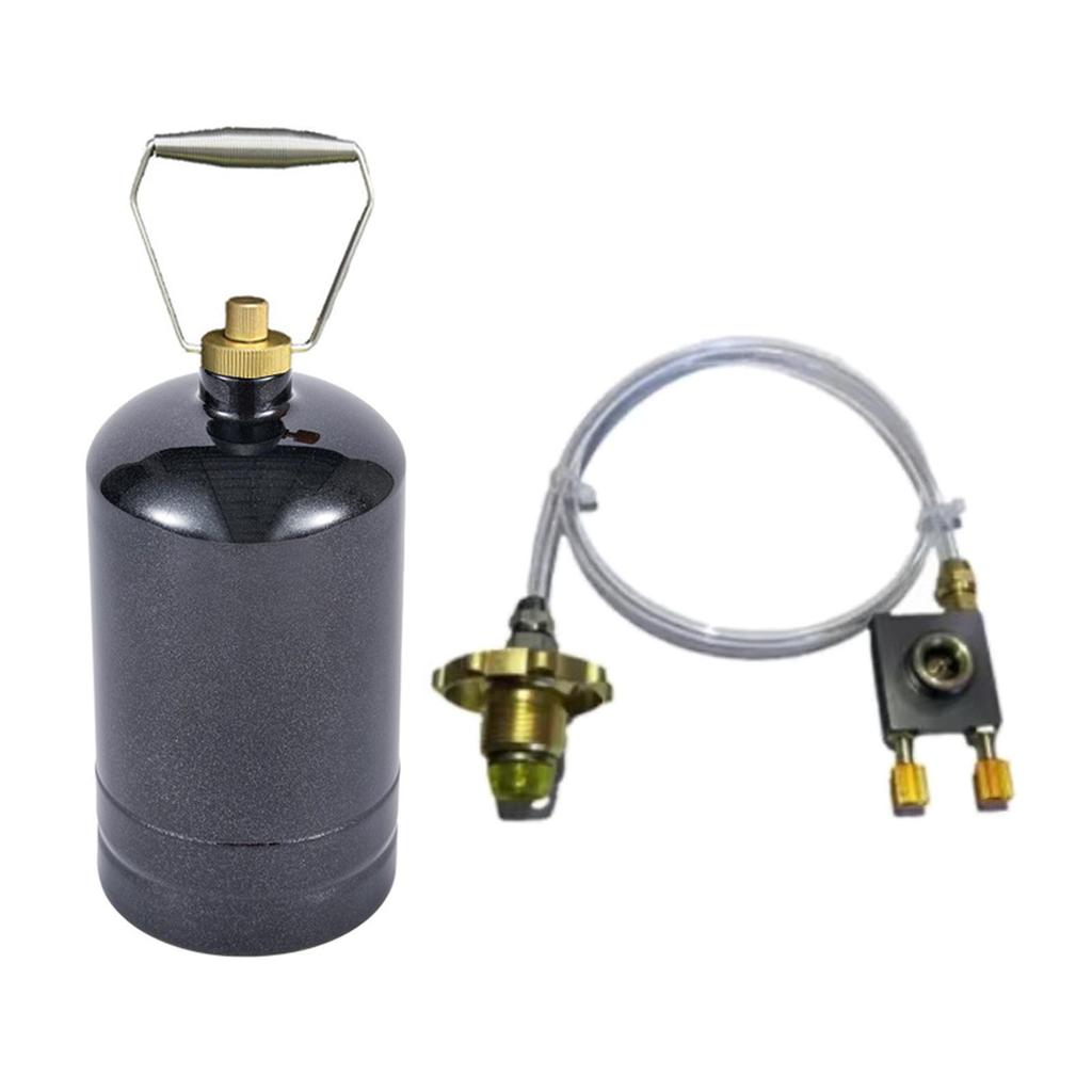 Outdoor Leere Gasflasche Kochgeschirr Zubehör Kanister Flasche Gasspeicher für Rucksacktouren Angeln Grillen Outdoor Wandern