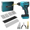 Ceritica Plastic Stapler Welder for Bumper Compatible with Makita Plastic Repair Plastic Welder Rapid Compatible with 6 Types of Welding Includes 10
