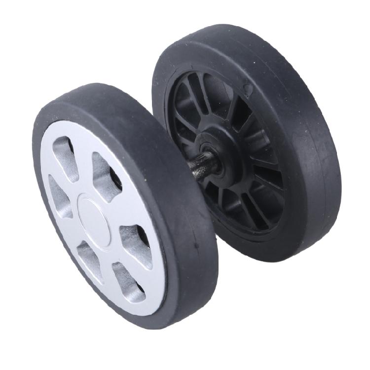 8Pcs 60x12mm Suitcase Wheels Luggages Double Wheels Swivels Castors Repair Kits Easy to Install for Replacement Luggages