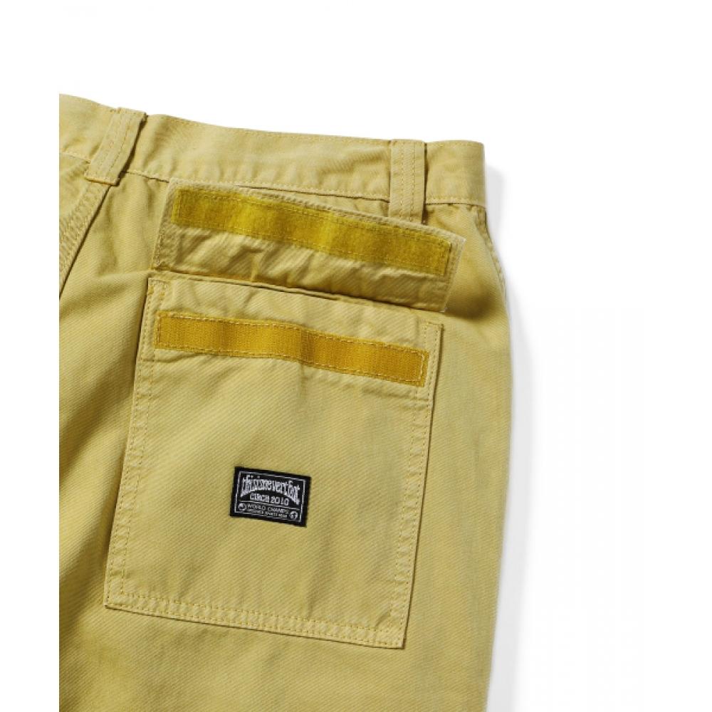 Thisisneverthat Paneled Overdyed Pant Yellow