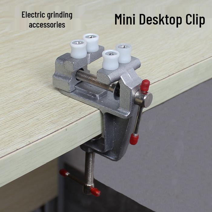 Aluminum Alloy Bench Vise - Mini DIY Household Flat Jaw Table Vise Pliers, In Stock
