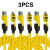 3pcs 4-in-1High-Speed Charging Cable USB Cable Travel Car Charging The Best Choice Spring Telescopic Charging Cable for SamSung Xiaomi for Huawei OPPO