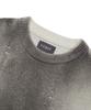 ULKIN [Runway] Spray Damage Round Neck Knit_Gray