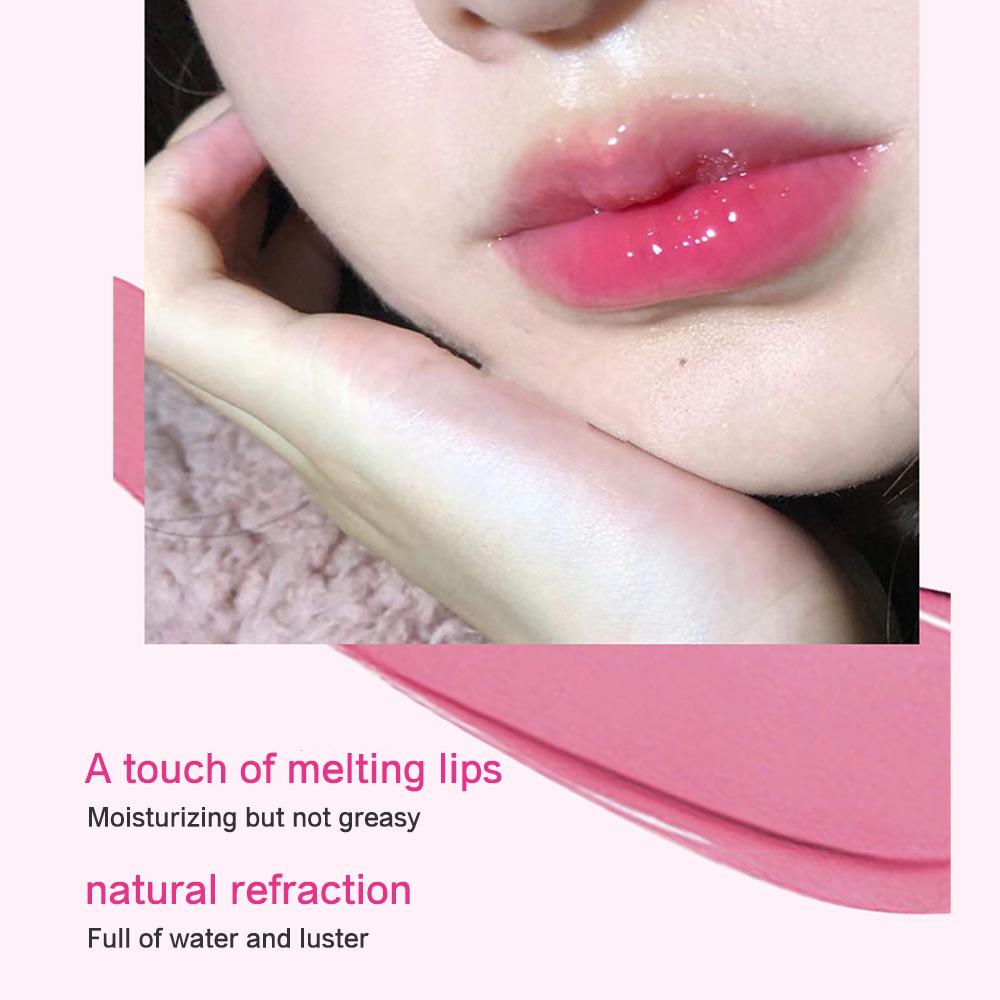 HERORANGE Balsamo per labbra che cambia colore, magico balsamo per labbra che cambia colore, idratante a lunga durata con testina massaggiante in metallo