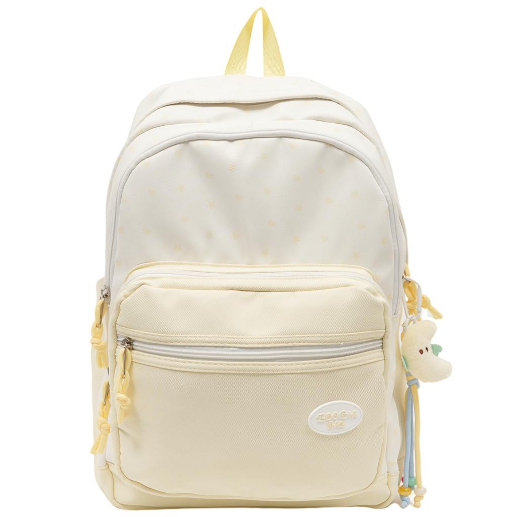 New Japanese Small Fresh Casual Junior High School Student Schoolbag Simple Versatile Backpack Ins Lightweight Backpack