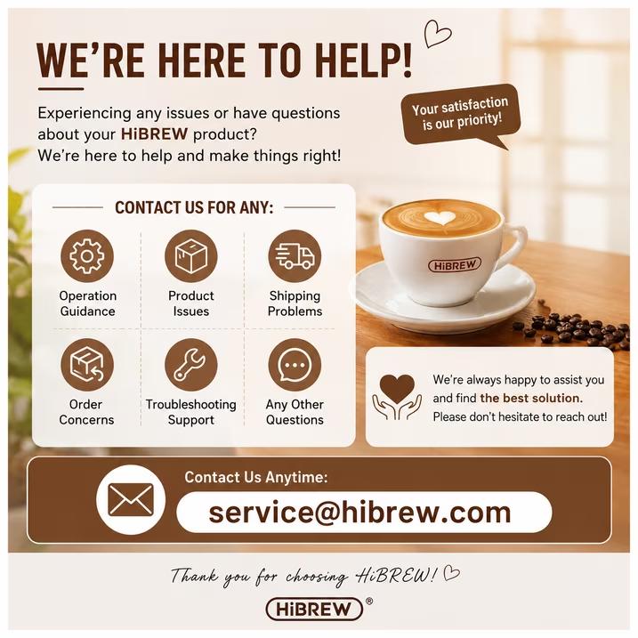 HIBREW G3plus Coffee Grinder, 31-Level Conical Burr Grinder, Titanium-Coated Steel Burr, Plasma Anti-Static System, 1-60s Touchscreen Timer, 210g