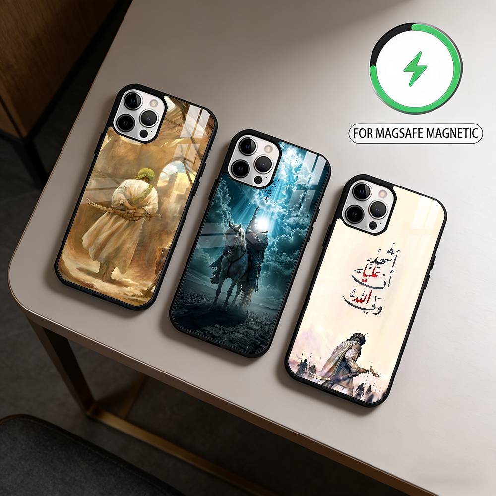 Imam H-Hussain S-Shia Ali Phone Case For iPhone17,16,15,14,13,12,11 Plus,Pro Max Magnetic For Magsafe Wireless Charging