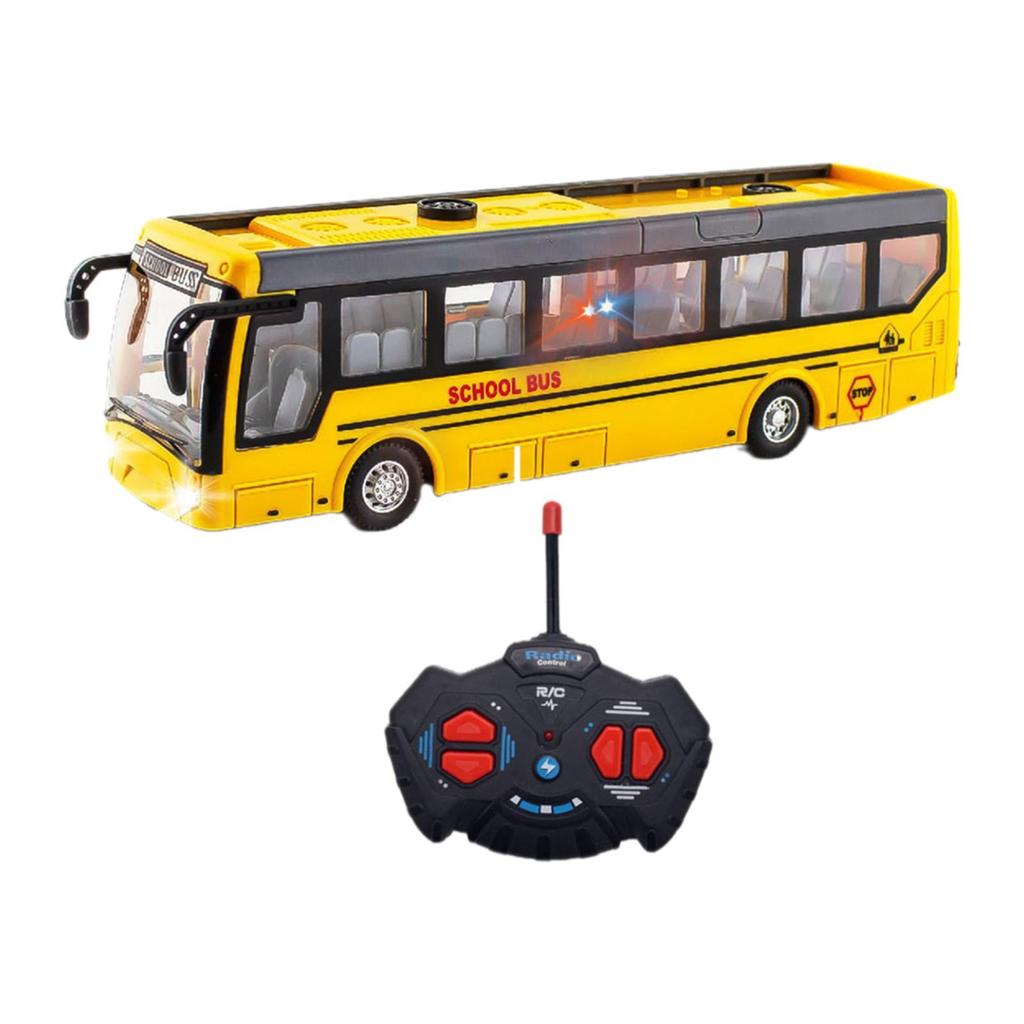 27MHz RC School Bus Model for Children with Functional Features
