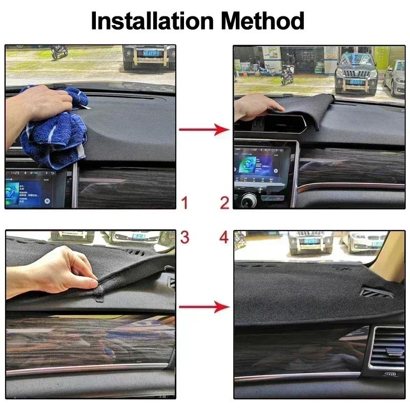 Car Dashboard Cover Non Slip Pad For BYD Seagull  2024 Center Console Protector Car Dash Mat Sun Shade Pad Anti-UV Cushion