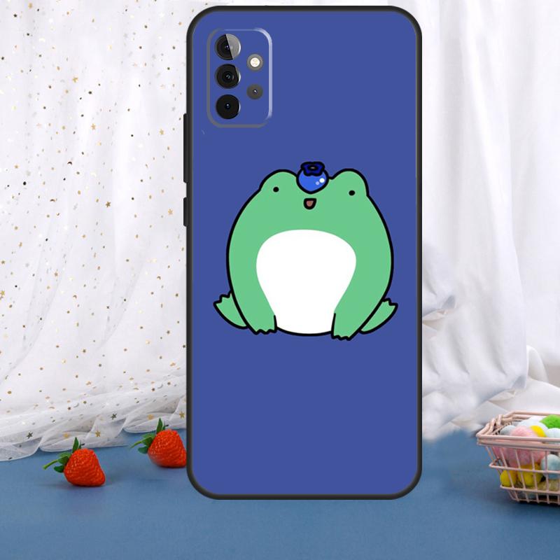 Cute Funny Frog For Samsung Galaxy A54 A34 A14 A36 A56 A26 A16 A15 A55 A53 A33 A35 A22 A32 A52 A05 A06 Case