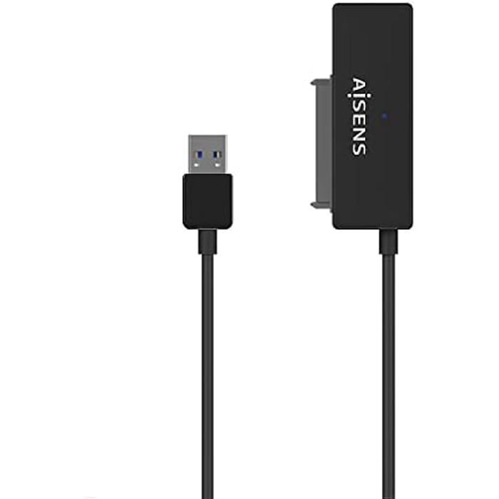 Adaptateur - aisens - ase-35a01b - sata 2,5"/3,5" - usb-a 2.0/3.0/3.1 gen1 - noir