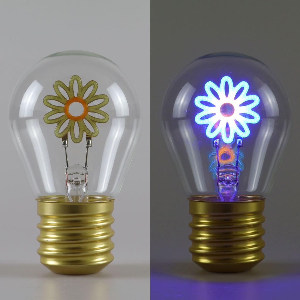 Niedliches Cartoon LED-Glühbirne Nachtlicht, Wiederaufladbar, Bunte Dekorative Tragbare Lampe