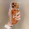 Cloud Orange Horse Is Suitable for iPhone17promax Mobile Phone Case Apple 16pro New 15pro Niche 16 Leather.