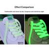 1Pair 120Cm Fluorescent Shoelace Luminous Shoelaces Flat Sneakers Canvas Shoe Laces Glow In The Dark Night Color