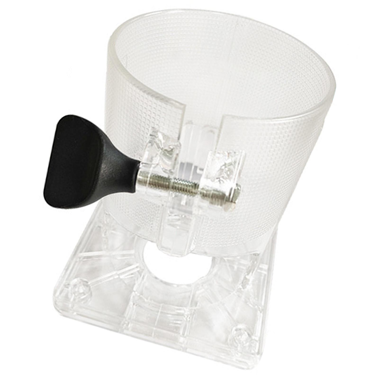 

Trimming Machine Protective Cover Plastic Router Attachment for Accurate Cutting in Woodcrafts for Fine Detailing Work A
