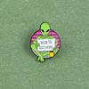 Eyecatching Alien Cartoon Enamel Lapel Pin For Creative Style And Flair Decorative