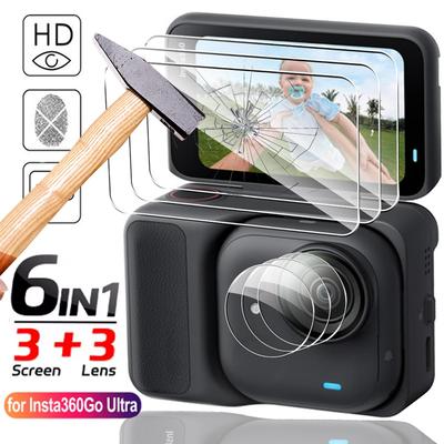 9H Hardness Screen Protectors Tempered Glass for Insta360GO Ultra Flexible Anti-scratch Hydrogel Lens Film for Insta360 GO Ultra