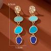 Casual Vintage Earrings Niche Design Contrasting Earrings Trendy Colored Earrings  Gifts