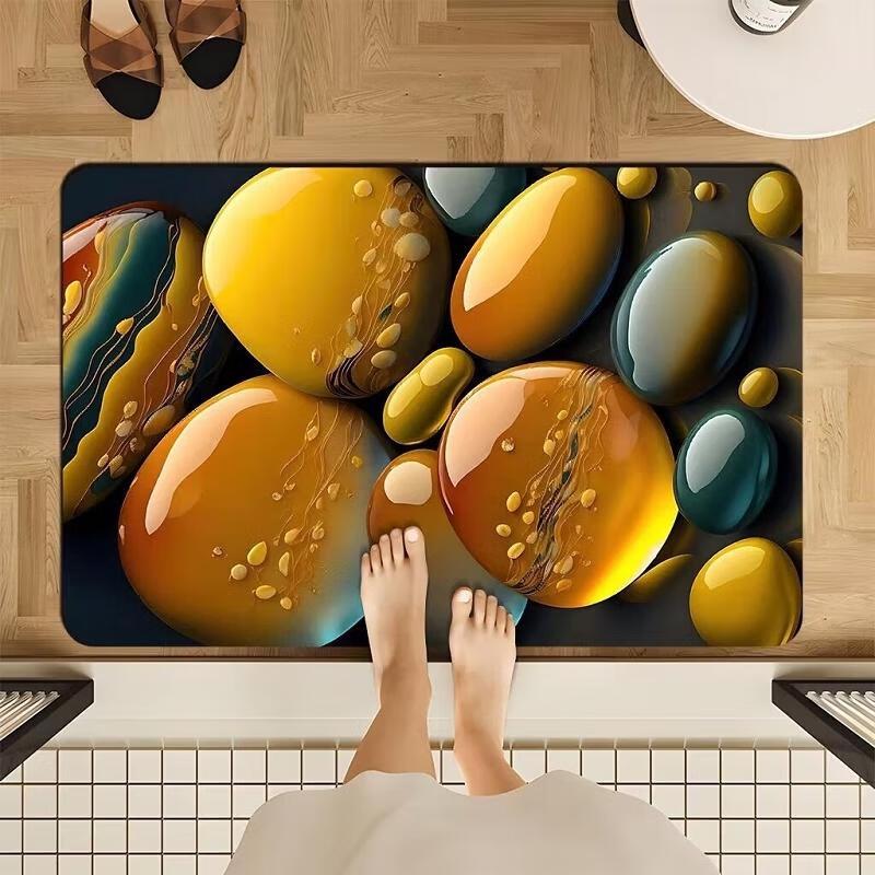 Guraide 3D Pebble Diatomaceous Earth Bath Mat