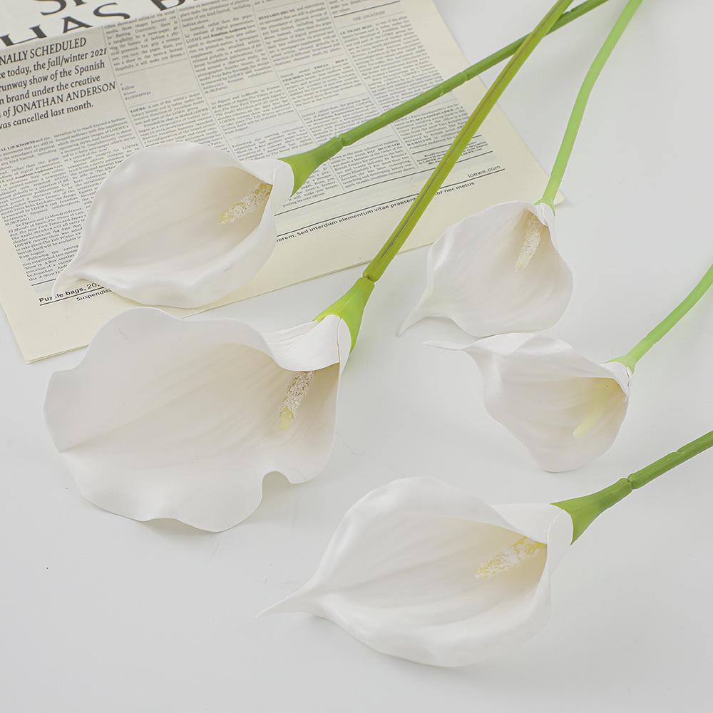 Large Calla Lily Artificial Bouquet for Home, Wedding, and Photography Decor