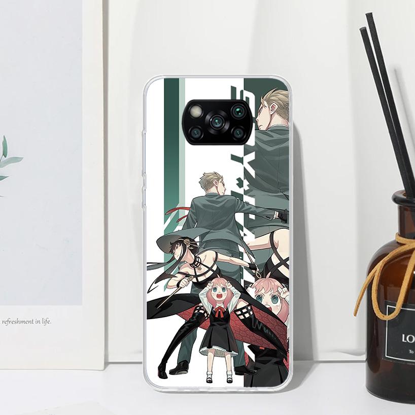 Anime Spy Family Anya Phone Case For Xiaomi Poco X7 X6 X5 M7 M8 Pro F7 Ultra Redmi 15C 15 13C 13 12C 12 10 10C 10A Art Fundas Po