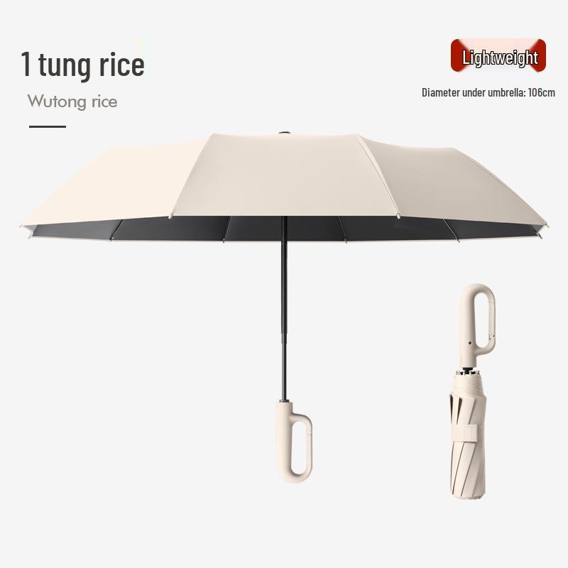 Schlaufen-Schnalle Automatischer Umkehrschirm - Winddicht, Reflektierend, Faltbarer Regenschirm für Männer und Frauen