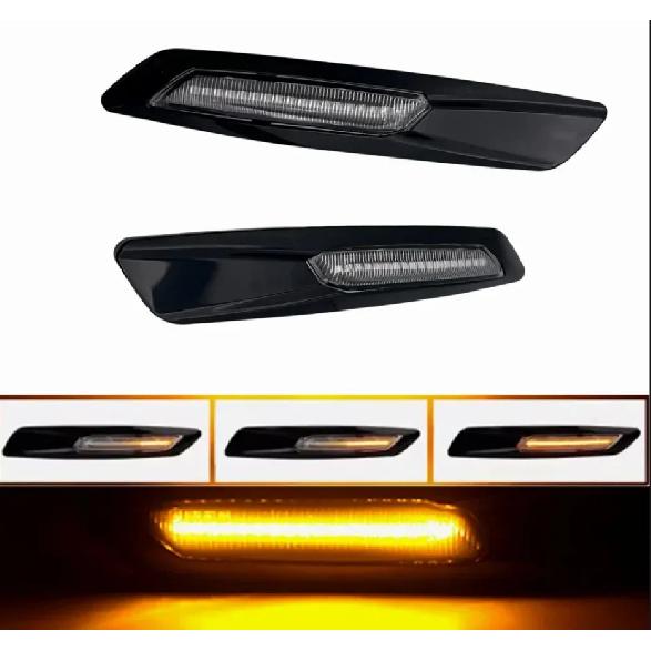 For BMW 1 3 5 Series for F30 E90 E91 E92 E93 E46 E60 E61 F10 New Blinker LED Dynamic Side Marker Turn Signal Lights Auto Parts