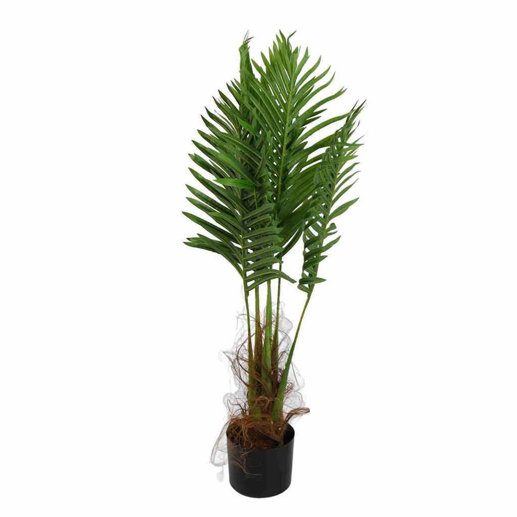 90cm 3FT LED Lighted Palm Tree Solar Powered Artificial Lighted Palm Tree for Terrace Swimming Pool