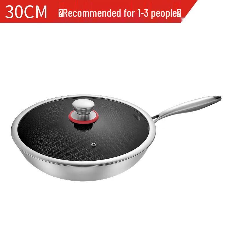 OUMEDA Crystal Series 30cm Stainless Steel Wok