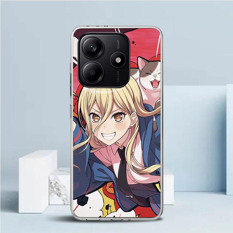 C-Chainsaw Mans Power Phone Case For Xiaomi Redmi Note 15 14 14S 13 12S 12 Pro Plus 11S 11 11T 11E 10S 10 + Soft TPU Back Cover