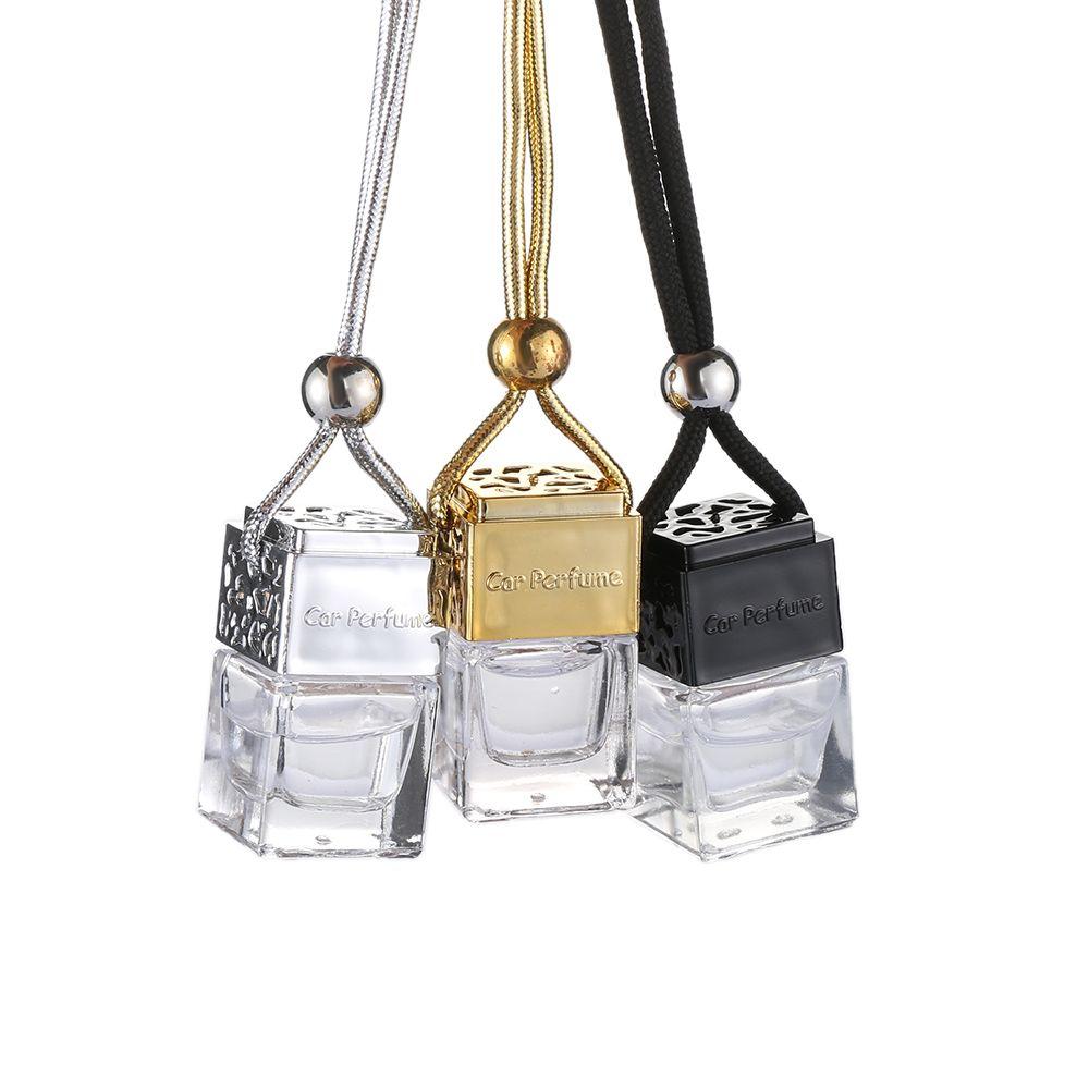 1/3PCS Household Essential Oils Hanging Pendant Car Perfume Bottle Fragrance Air Fresher Empty Glass Bottles