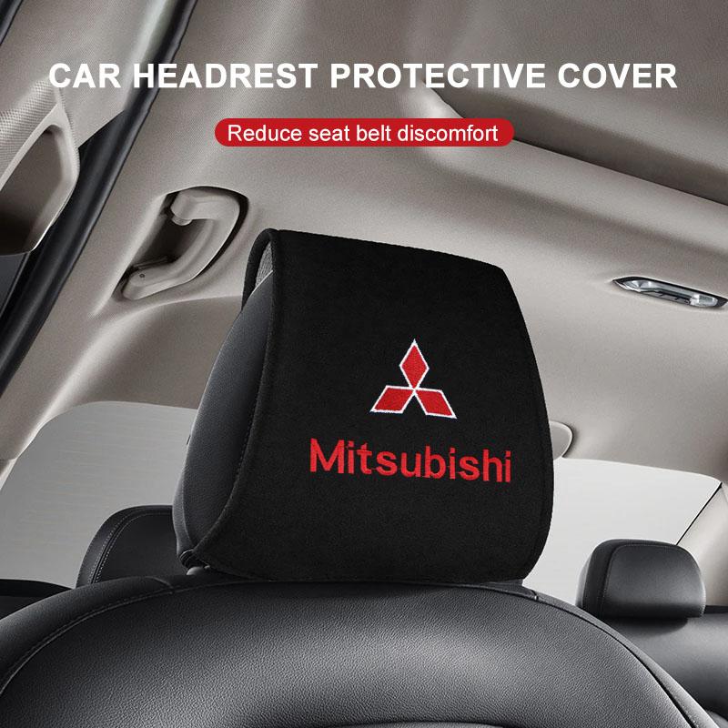1 pezzo Cuscino Poggiatesta Schienale Sedile Auto Copertura Antipolvere Articoli per Auto Per Mitsubishi ASX Lancer L200 Pajero Sport Attrage Mirage Eclipse