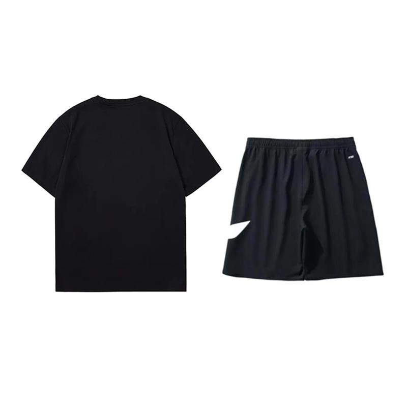 Li-Ning Comfortable Round Neck Pullover Simple Fashion Versatile Casual Sports Suit Unisex suit AHSU801-2+YKSV197-2