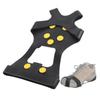 A Pair 10 Teeth Anti Skid Ice Cleat Shoe Cover Grips Spikes Climbing Crampons for Outdoor Hiking Climbing(XL: 45-47 )