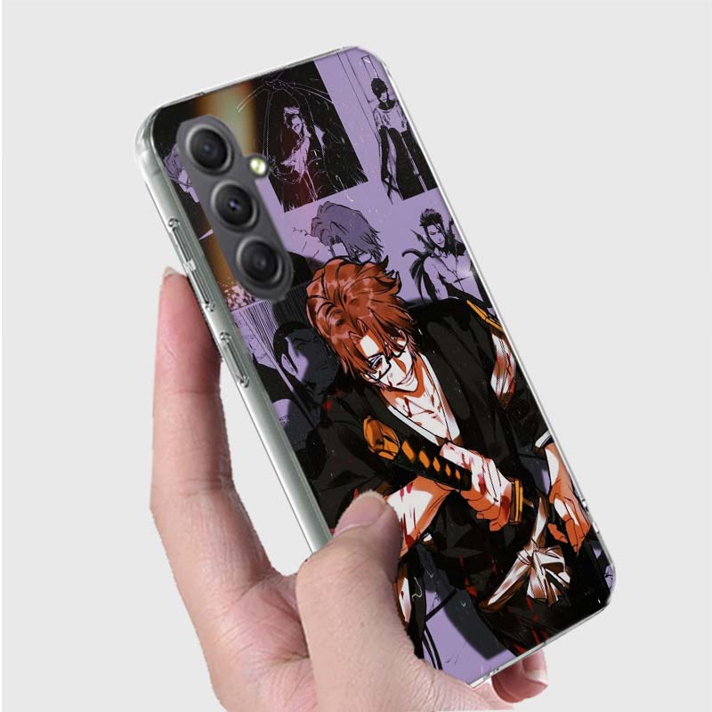 Bleach Aizen Sousuke Phone Case for Samsung A16 A26 A36 A56 A17 A37 A57 A07 A06 A02S A03 A04S A05S Galaxy Note 20 10 A50S A71 A5