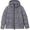Levis Simple Comfortable Versatile Removable Hood Down Jacket Men Outerwear Blue Gray 002ND-0001