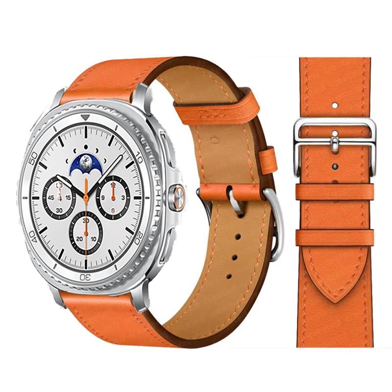 Band for Samsung Galaxy Watch 8/8 Classic/Ultra 2026 47mm 44mm 40mm 46mm Leather Wrist Belt Correa Bracelet Galaxy watch 8 Strap