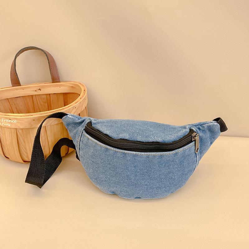 

Детская однотонная поясная сумка, сумка через плечо, маленькая сумка через плечо