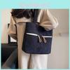 Fashionable Women's Large Capacity Canvas Tote Bag Versatile Simple Shoulder Bag For Daily Outings