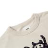 Vans Pullover Round Neck Skateboard Cat Pattern Long Sleeve Short Sweatshirt Women Sweatshirt Oatmeal VN000J222N1