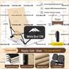 Portable Dual-use Folding Lounge Chair: Camping, Fishing, Beach, Home Nap Bed