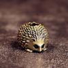 Stylish Copper/Brass Hedgehog Charm Decorative Hanging Pendant For Outdoor Gear Jewelry Crafting Creative Gift
