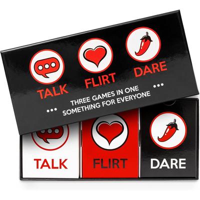 Juego Divertido y Romántico para Parejas Habla Coquetea Desafío Noche de Citas Conversación y Tarjetas de Acción para Parejas Fortalecer Relaciones