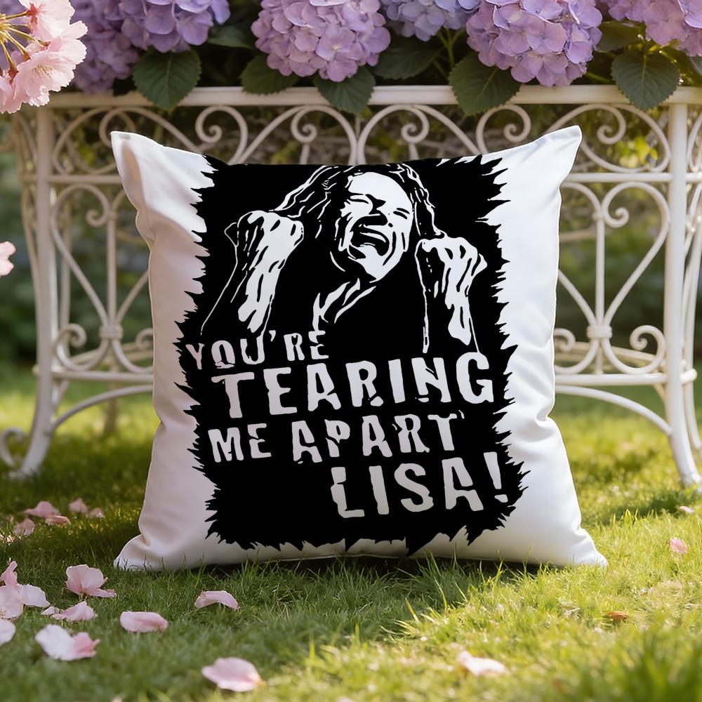 The R-Room T-Tommy Wiseau Cushion Cover Home & Car Dual-Scene Pillow Cover: Reversible For Premium Comfort